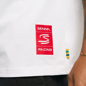 Ayrton Senna F1 Senninha Oversized T-Shirt - White - image 6