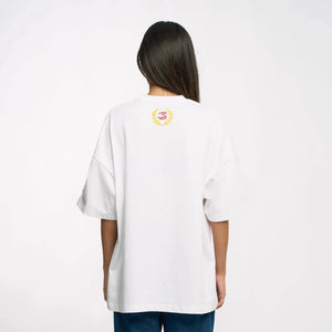 Ayrton Senna F1 Senninha Oversized Cartoon T-Shirt - White - image 6