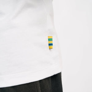 Ayrton Senna F1 Race T-Shirt - White/Yellow - image 8