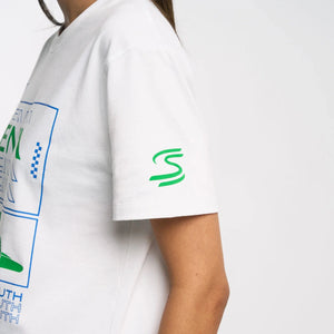 Ayrton Senna F1 Race T-Shirt - White/Yellow - image 11