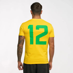 Ayrton Senna F1 Race T-Shirt - White/Yellow - image 10