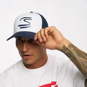 Ayrton Senna F1 Trucker Baseball Hat - Navy - image 7