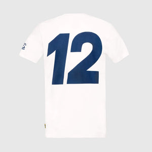 Ayrton Senna F1 Men's #Senna T-Shirt - Blue/Yellow/White - image 9