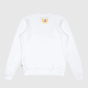Ayrton Senna F1 Senninha Oversized Sweatshirt - White/Blue - image 4