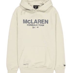 McLaren F1 x New Era Washed Logo Hoodie - Stone/Black - image 1