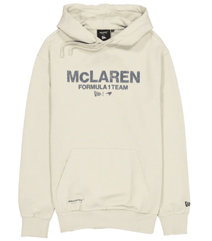 McLaren F1 x New Era Washed Logo Hoodie - Stone/Black - image 1