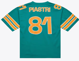 McLaren Racing F1 Special Edition Las Vegas GP Oscar Piastri Mitchell & Ness Football Jersey - image 5