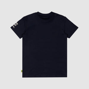Ayrton Senna F1 #12 Stripe T-Shirt - Navy/White/Yellow - image 8