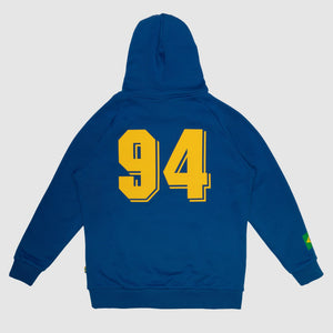 Ayrton Senna F1 94 Pullover Hoodie - Blue - image 2