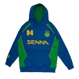 Ayrton Senna F1 94 Pullover Hoodie - Blue - image 1