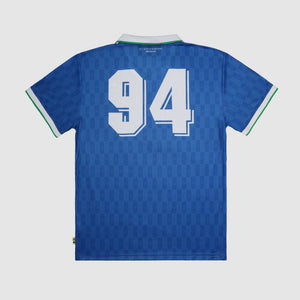 Ayrton Senna F1 94 Kids Relaxed Fit Jersey - Youth Blue/Yellow - image 3