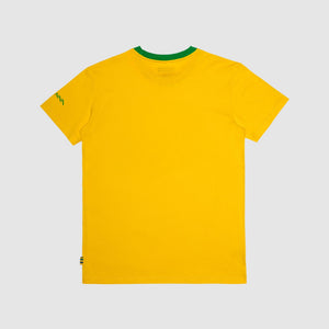 Ayrton Senna F1  Brazil T-Shirt - Yellow - image 2
