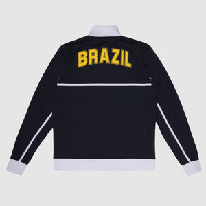 Ayrton Senna F1 Brazil Track Jacket - Navy - image 2