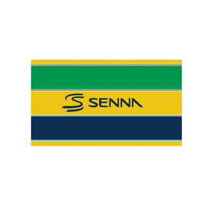 Ayrton Senna Flag - Navy - image 1