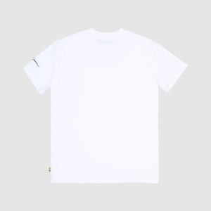 Ayrton Senna F1 Icon T-Shirt - Ash/White - image 4