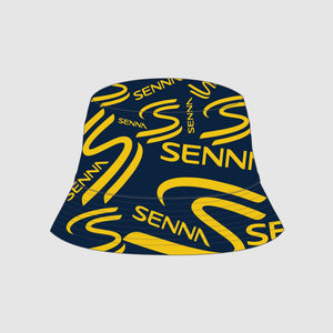 Ayrton Senna F1 Reversible Bucket Hat - Navy - image 2