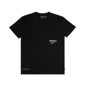 Ayrton Senna F1 Signature T-Shirt - Ash/Black - image 2