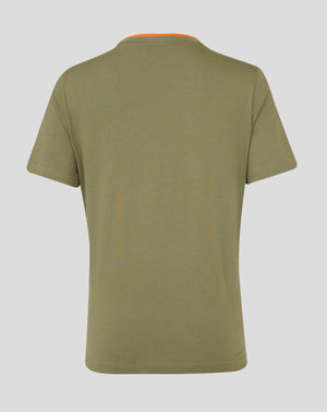 McLaren F1 Women's Core Essentials Logo T-Shirt - Deep Lichen Green/White/Orange/Black/Pink - image 6