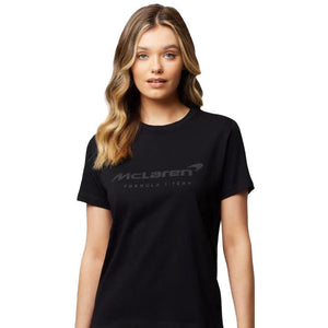 McLaren F1 Women's Core Essentials Logo T-Shirt -Papaya/Phantom/Blue/Black/Storm Gray - image 3