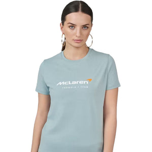 McLaren F1 Women's Core Essentials Logo T-Shirt -Papaya/Phantom/Blue/Black/Storm Gray - image 4