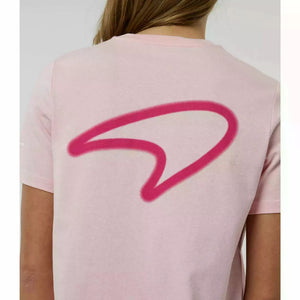 McLaren F1 Women's Miami Neon Graphic T-Shirt-White/Vice Blue/Beetroot Purple/Crystal Rose - image 22