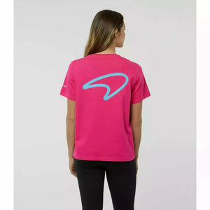 McLaren F1 Women's Miami Neon Graphic T-Shirt-White/Vice Blue/Beetroot Purple/Crystal Rose - image 9