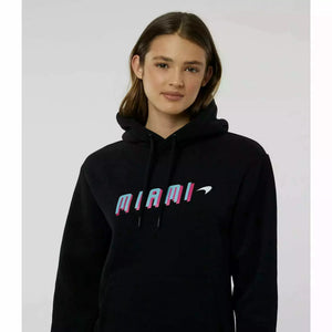 McLaren F1 Women's Miami Neon Graphic Hoodie -Black/Vice Blue/Beetroot Purple - image 12