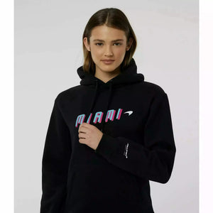 McLaren F1 Women's Miami Neon Graphic Hoodie -Black/Vice Blue/Beetroot Purple - image 13