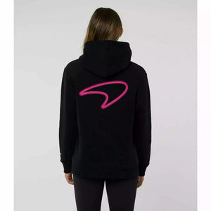McLaren F1 Women's Miami Neon Graphic Hoodie -Black/Vice Blue/Beetroot Purple - image 9