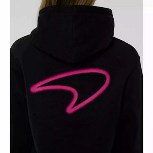 McLaren F1 Women's Miami Neon Graphic Hoodie -Black/Vice Blue/Beetroot Purple - image 14