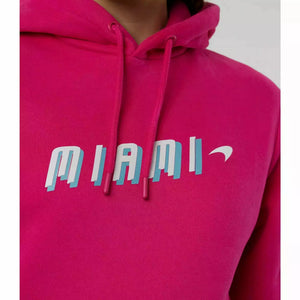 McLaren F1 Women's Miami Neon Graphic Hoodie -Black/Vice Blue/Beetroot Purple - image 7