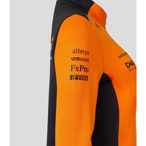 McLaren F1 Women's Team Quarter Zip Midlayer Jacket- Papaya - image 4