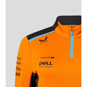 McLaren F1 Women's Team Quarter Zip Midlayer Jacket- Papaya - image 5