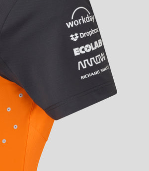 McLaren F1 Women's 2025 Lando Norris Team Drivers T-Shirt- Papaya/Phantom - image 4