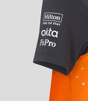 McLaren F1 Women's 2025 Lando Norris Team Drivers T-Shirt- Papaya/Phantom - image 5