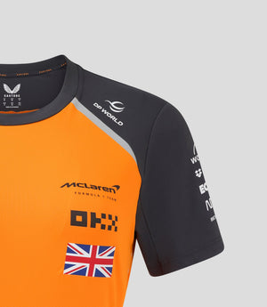McLaren F1 Women's 2025 Lando Norris Team Drivers T-Shirt- Papaya/Phantom - image 7
