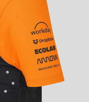McLaren F1 Women's 2025 Lando Norris Team Drivers T-Shirt- Papaya/Phantom - image 10