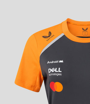 McLaren F1 Women's 2025 Lando Norris Team Drivers T-Shirt- Papaya/Phantom - image 11