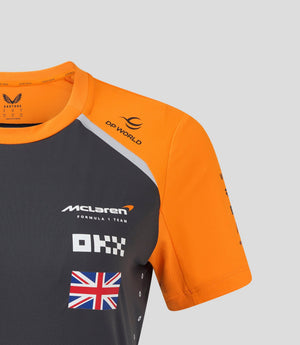 McLaren F1 Women's 2025 Lando Norris Team Drivers T-Shirt- Papaya/Phantom - image 12