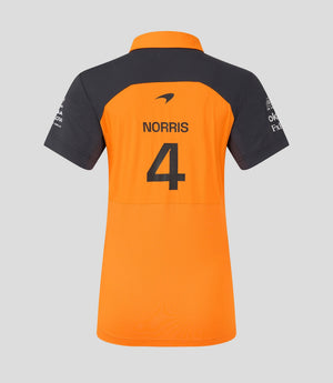 McLaren F1 2025 Women's Lando Norris Team Polo Shirt - Papaya - image 2