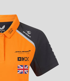 McLaren F1 2025 Women's Lando Norris Team Polo Shirt - Papaya - image 6