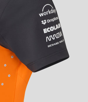 McLaren F1 Women's 2025 Oscar Piastri Team Drivers T-Shirt- Papaya/Phantom - image 4