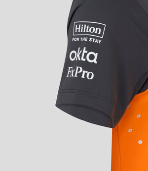 McLaren F1 Women's 2025 Oscar Piastri Team Drivers T-Shirt- Papaya/Phantom - image 5