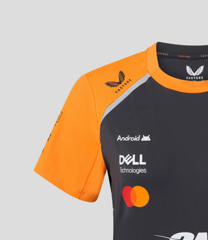 McLaren F1 Women's 2025 Oscar Piastri Team Drivers T-Shirt- Papaya/Phantom - image 11