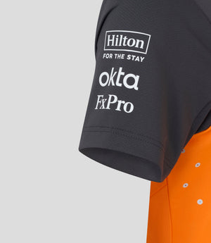 McLaren F1 Women's 2025 Oscar Piastri Team Drivers Polo Shirt- Papaya - image 4