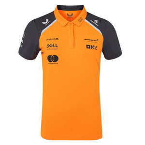 McLaren F1 2025 Women's Team Polo Shirt - Papaya - image 1
