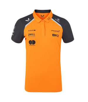 McLaren F1 2025 Women's Team Polo Shirt - Papaya - image 1