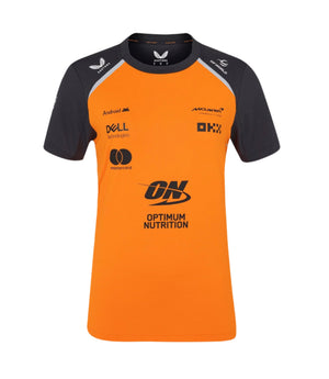 McLaren F1 2025 Women's Team T-Shirt - Papaya/Phantom - image 1