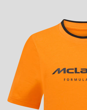 McLaren F1 Kids Core Essentials Logo T-Shirt - Youth White/Papaya/Black - image 5