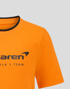 McLaren F1 Kids Core Essentials Logo T-Shirt - Youth White/Papaya/Black - image 6
